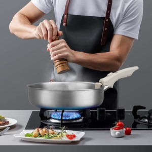 Winning Star 10 Piece Cookware <b>Set</b> Stainless Steel Detachable Handle Oven Safe Dishwasher Safe - Product Image 4