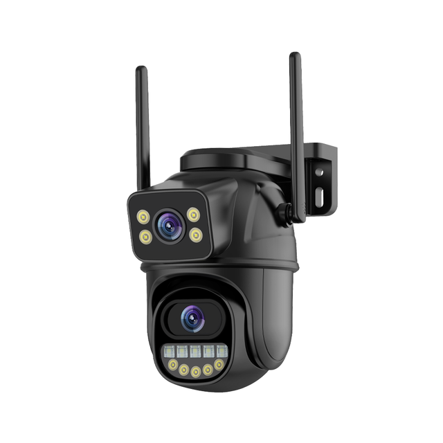 4MP HD Dual Lens Wifi IP PTZ Security Camera AI Smart Auto Tracking 2MP Wireless for Outdoor Two-Way Audio