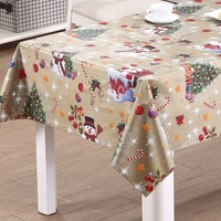 Nappe en PVC imprimée RNPT PW94-R373-2 avec support en polyester, imperméable, anti-taches, motif floral, design moderne, certifiée SGS