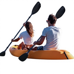 Pagaies en alliage d'aluminium personnalisables de 180 à 260 cm, directement de l'usine, pour kayak et canoë, accessoires de paddleboard - Product Image 2