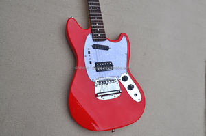 Chitarra Elettrica Rossa Flyoung, Strumento Musicale a 6 Corde, Prezzo Economico, Lunghezza Scala 610mm - Product Image 2