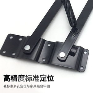 Coffee <b>Table</b> Spring Lifter Iron Folding <b>Height</b> <b>Adjustment</b> Modern Living Room Furniture Accessory - Product Image 2