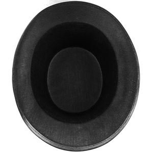 หมวกโบว์เลอร์สีดำ ขนาด 56-58 ซม. สำหรับผู้ใหญ่ ใส่ได้ทุกฤดู เหมาะสำหรับงานแต่งงาน ขี่ม้า งานเลี้ยงบัตเลอร์ งานแฟนซี - Product Image 6