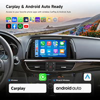 Dasaita 64GB Unit Head Audio Mobil Multimedia Video Player Stereo GPS Navigasi Carplay untuk Mazda 6 Atenza Generasi ke-3