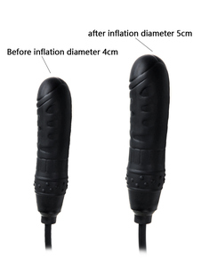 Silicone Inflated <strong>Anal</strong> Dildo Dilator Prostate Massage <strong>Anal</strong> Plug <strong>Anal</strong> Toys Big Butt Plug - Product Image 5