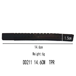 Đen TPR chống trượt Dải kẹp an toàn với kết cấu lượn sóng mạnh mẽ cho trường hợp hành lý xử lý phụ kiện phần cứng nhỏ nhẹ - Product Image 5