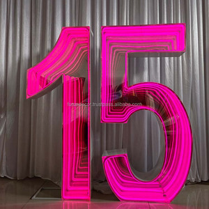 FURUN Factory's New Arrival Large Romantic Metal Marquee Letter Lights Diseño desmontable moderno para boda Fiesta de cumpleaños - Product Image 6
