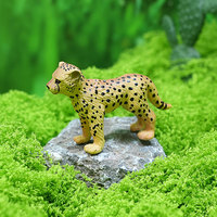Modèles d'animaux sauvages de la série Léopard, en PVC, à assembler, très demandés pour l'exportation : Léopard des neiges, Léopard noir, Guépard