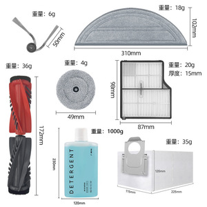 Convient aux accessoires de robot de balayage G30 <span class=keywords><strong>Roborock</strong></span>, ensemble de vadrouille antibactérienne, vadrouille robotique circulaire pour aspirateur - Product Image 2