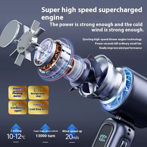 Turbo Handheld <b>Fan</b> High Speed Portable <b>Mini</b> Cold Compress Cooling Foldable Neck Hanging Outdoor Rechargeable 7000mAh Battery - Product Image 5