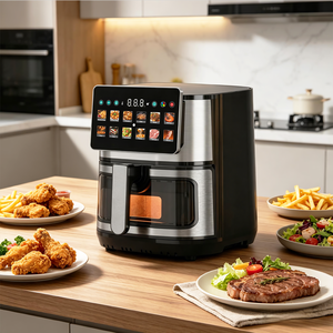 Four à Friture Sans Huile Grande Capacité 15L avec Fenêtre de Visualisation, Écran Tactile Numérique, Friteuse Intelligente Sans Huile, Grille-Pain Intelligent - Product Image 3