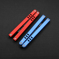 Kunden spezifisches CNC-Aluminium T6061 Griff Schnelle Lieferung Faltbares Übungs werkzeug für Anfänger Training Unedged Custom Toys Geschenke DIY