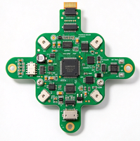 Assemblage de circuits imprimés (PCB) et de cartes électroniques assemblées (PCBA) pour robots à haute fiabilité, contrôle d'impédance de cartes multicouches HDI, service OEM SMT pour matériel de robots autonomes