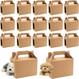 Cajas de Regalo para <span class=keywords><strong>Cachorros</strong></span> con Ventanas, Cajas de Regalo Plegables de Papel Kraft para Dulces, Decoraciones para Regalos, Fiesta de Cumpleaños Canina - Product Image 1