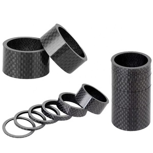 IRONDONKEY <span class=keywords><strong>v</strong></span>élo en Fiber <span class=keywords><strong>de</strong></span> carbone <span class=keywords><strong>fourche</strong></span> tête montée Riser joint 28.6mm tête joint anneau poignée tige joint anneau - Product Image 1
