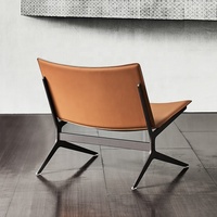 Fera D Home Casa post-moderne italien dernier design chaise de salon en acier inoxydable
