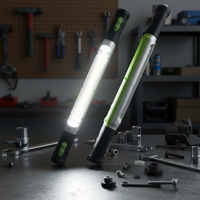 Lampe de mécanicien portable 5200 mAh rechargeable par USB, LED COB 5000K lumière du jour, angle de faisceau 120°, magnétique pour dessous de capot