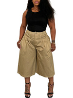 Nouveau short décontracté plissé taille haute pour femme, coupe large, avec fermeture éclair, qualité supérieure, longueur courte, grandes tailles, ample, pour l'été