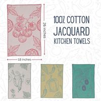 Thickened High Absorbency Cotton Tea Towel Elegant Lint Free Kitchen Wipe Towel for Daily Household and Catering Use