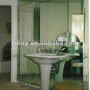 Miroir de salle de bain sur mesure, forme et taille personnalisées, Heliostat, utilisation intérieure, miroir mural écologique pour hôtel, restaurant, salle de bain - Product Image 3