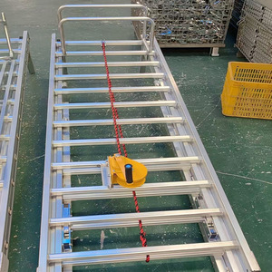 <span class=keywords><strong>Escalera</strong></span> de cable de aleación de aluminio galvanizado para edificios industriales <span class=keywords><strong>Escalera</strong></span> de bandeja de cable de metal de diseño moderno personalizado - Product Image 4