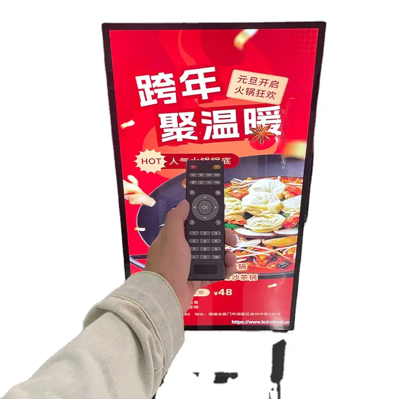 Dokunmatik olmayan dijital tabela için Mini klavye uzaktan kumanda LCD ekran reklam ekranı LED ekran