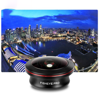 Objectif Fisheye professionnel universel 4k haute définition 5x ultra grand angle de vision 10mm Pro pour téléphone portable