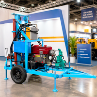 Foreuse hydraulique rotative agricole diesel tractable certifiée CE 35 CV pour puits d'eau avec garantie d'un an