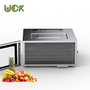 Nouveau déshydrateur alimentaire en acier inoxydable à 6 niveaux avec minuterie numérique réglable et contrôle de la température pour fruits, légumes, viandes et collations - Product Image 1