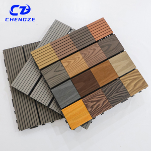 Suelo flotante DIY <span class=keywords><strong>Decking</strong></span> Tiles Suelo entrelazado al aire libre 30*30cm - Product Image 2