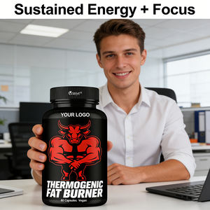 קפסולות שורפות שומן תרמוגניות של יצרן מקורי, פעולה מהירה, ירידה במשקל, תמיכה באנרגיה ובתיאבון - תוסף תה ירוק לגברים ונשים - Product Image 5