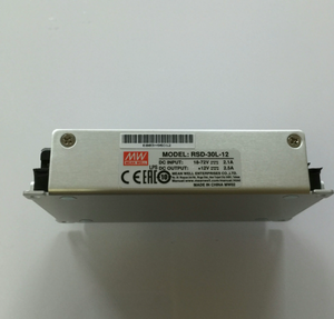 RSD-30L-12 30W DC-DC 18-72V เป็น 12V 2.5A 4kV ตัวแปลงไฟแบบแยกส่วนติดตั้งบนแชสซี EN50155 สำหรับงานรถไฟ ประสิทธิภาพ 85% ผลิตในจีน - Product Image 3
