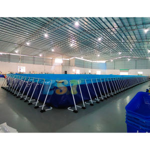 <span class=keywords><strong>Piscine</strong></span> extérieure <span class=keywords><strong>rectangulaire</strong></span> commerciale de parc aquatique d'amusement de grand cadre en métal de <span class=keywords><strong>piscine</strong></span> avec le système de filtration - Product Image 2