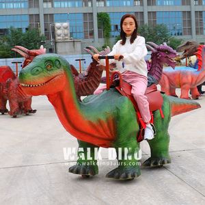 Manège pour enfants à monnayeur, Dinosaure motorisé Brachiosaurus, Voiture électrique - Product Image 6