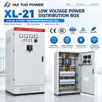 Boîte de distribution d'alimentation basse tension de qualité supérieure XL-21, armoire de distribution d'alimentation triphasée AC380V, boîte de distribution avec interrupteur principal