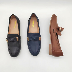 Scarpe basse basse Casual da donna eleganti all'ingrosso in pelle sintetica - Product Image 6