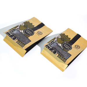 Bolsa de café con impresión personalizada, papel de aluminio, fondo plano, bolsa de pie, embalaje, bolsas de café de Etiopía con válvula y cremallera - Product Image 6