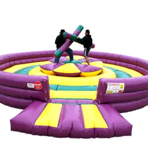 ปาร์ตี้กลางแจ้งเกม Bouncy Inflatable Duel เกม Gladiator Joust Bouncer Inflatable เกมแพลตฟอร์มสำหรับเด็กและผู้ใหญ่