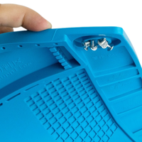 Tapis de réparation en silicone antiadhésif - Organisateur d'outils magnétique antistatique pour la maintenance des téléphones, des appareils photo et des circuits imprimés