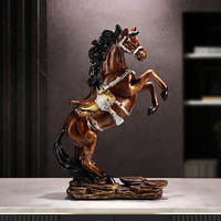 Nouvelle sculpture décorative créative en résine époxy peinte à la main, art populaire chinois, souvenir, cadeau d'ouverture