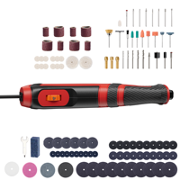 Kit d'outils rotatifs filaires KD7011, outils électriques, kit d'accessoires 31 pièces pour projets de bricolage, découpe, perçage, gravure, polissage