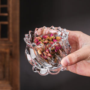 Azucarero de cristal nórdico de 150ml al por mayor, tapa de cristal transparente, tarro de almacenamiento de dulces, caja de almacenamiento de joyería en espiral, bote, cocina, boda - Product Image 6