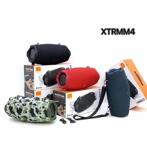 ลำโพงบลูทูธพกพา XTRMM4 ผ้าหุ้ม ลำโพงสเตอริโอสำหรับใช้งานกลางแจ้ง สายสะพายไหล่ เสียงเบสหนักแน่น ลำโพงไร้สาย - Product Image 6