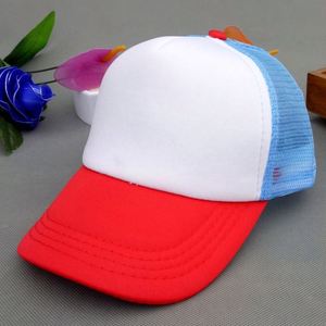 Custom Logo Kids Trucker <b>Boys</b> Girls Colorful Hats Adjustable Blank Mesh Plain <b>Baseball</b> <b>Caps</b> Promotion Gift - Product Image 3