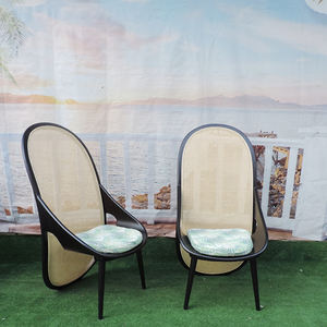 Silla de Diseño Creativo para Exteriores, de Mimbre y Ratán Natural, Estilo Moderno para el Hogar, Más Vendida - Product Image 2