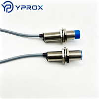 YPROX YP- untuk Sensor Proximitas Induktif Tahan Minyak Tinggi Jarak Deteksi 8-12mm Tahan Debu Tahan Air 3-Kabel NPN/PNP NO/NC