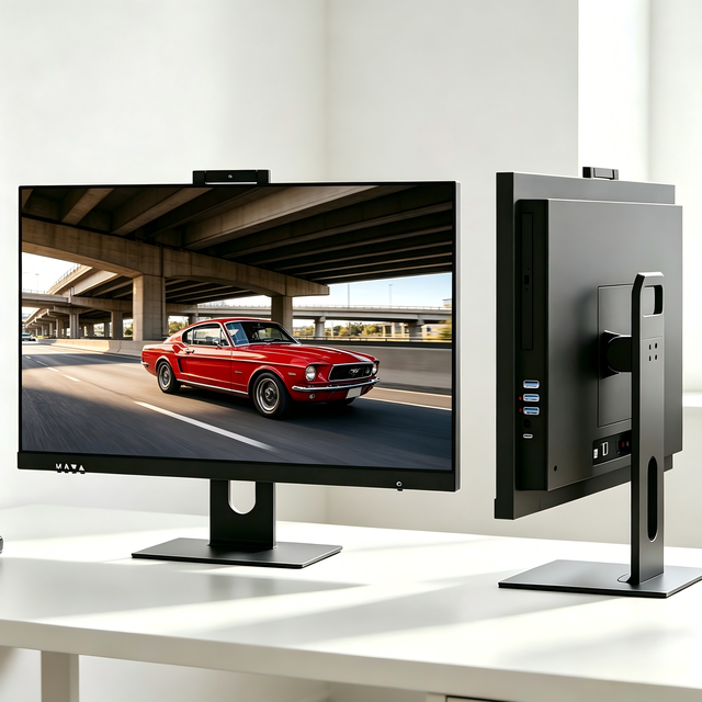 24 Inch 27 Inch All in One PC Desktop Computer Office Business Use 2.0MP Camera AIO PC