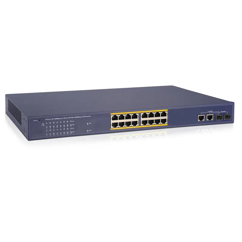 KNTECH IP PBX 16 port 10/100Mbps POE switch,VoIP Server IP PBX/Pabx/16-ports unmanaged POE switch KNPB-16