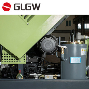 โรงงาน GLGW ผลิตเครื่องยนต์ 185cfm 8 บาร์ 36.8 กิโลวัตต์ ขนาดเล็ก สำหรับเครื่องอัดอากาศแบบแจ็คแฮมเมอร์ - Product Image 2