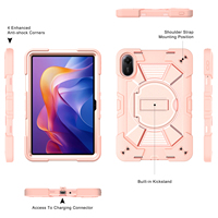 Étui de protection robuste antichoc pour tablette Redmi Pad 2 11 pouces, couleur or rose, pour filles, usage professionnel, voyage en plein air, vente en gros B2B